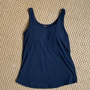 NWOT Lilly Pulitzer Black Scoop Neck Tankini Large